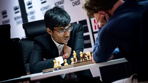Praggnanandhaa defeats Magnus Carlsen
