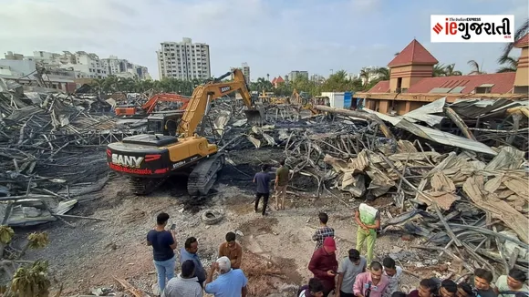 Rajkot fire photos, Rajkot trp game zone fire photos, TRP game zone fire, Rajkot Fire