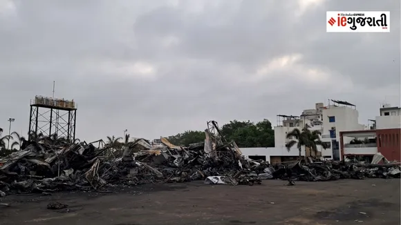 Rajkot fire photos, Rajkot trp game zone fire photos, TRP game zone fire, Rajkot Fire