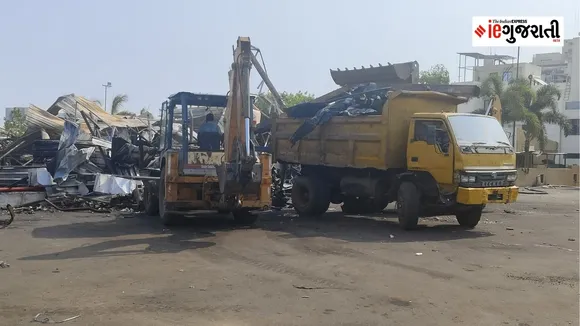 Rajkot fire photos, Rajkot trp game zone fire photos, TRP game zone fire, Rajkot Fire