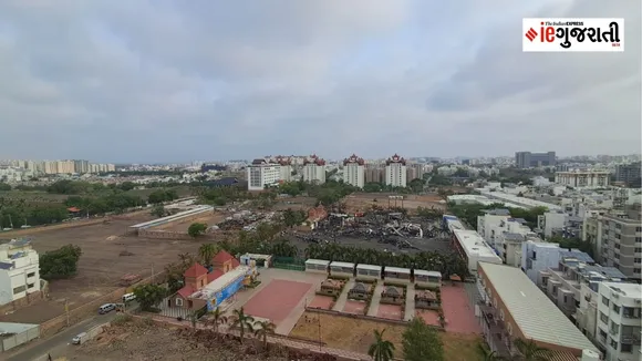 Rajkot fire photos, Rajkot trp game zone fire photos, TRP game zone fire, Rajkot Fire