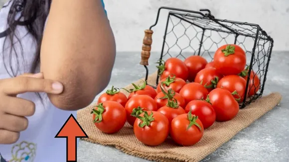 Tomato for tan removal