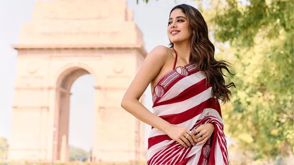 Summer Special | Summer Special Celebrity Look | Janhvi Kapoor Summer best saree | janhvi Kapoor Latest Pic 