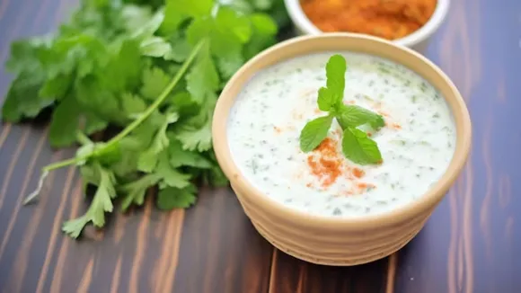 Mint Raitu Recipe | Mint Raitu Recipe Gujarati | Pudina Raitu