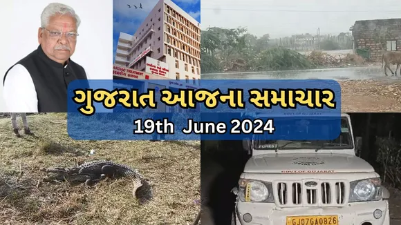 Today Gujarat Latest News 19th June 2024