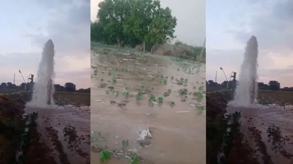 Breakage in water pipe muli surendranagar