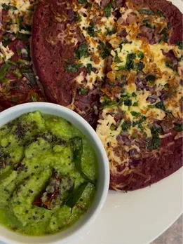 Beetroot chilla monsoon recipe