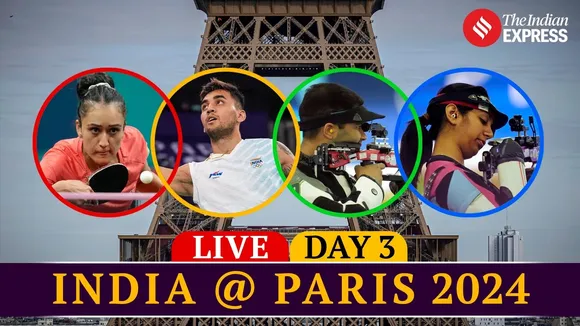 Paris Olympics 2024, India Day 3 Live Updates, Paris Olympics 2024