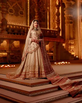 anant ambani radhika merchant wedding dress | radhika merchant wedding dress | radhika merchant wedding bridal look | radhika merchant wedding bridal look