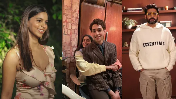 Suhana Khan with rumoured boy friend and abhishek bachchan