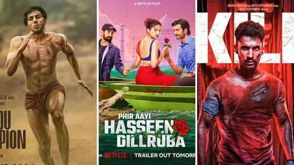 chandu champion | phir aayi hasseen dillruba | kill | OTT Releases In August 2024 | Upcoming OTT Web Series Movies In August 2024 | latest Movie releases august 2024