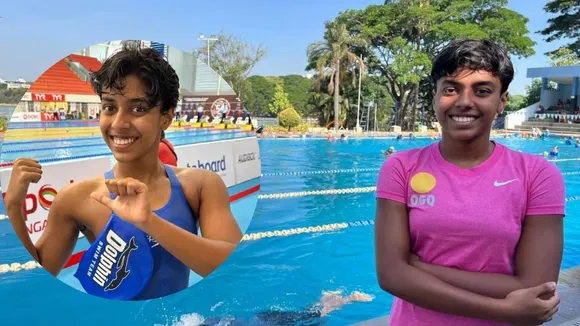 Dhinidhi Desinghu | Dhinidhi Desinghu India swimmer| Dhinidhi Desinghu in paris Olympics 2024 | Paris Olympics 2024 Indian athletes | indian athletes in olympics 2024