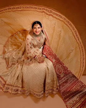 anant ambani radhika merchant wedding dress | radhika merchant wedding dress | radhika merchant wedding bridal look | radhika merchant wedding bridal look