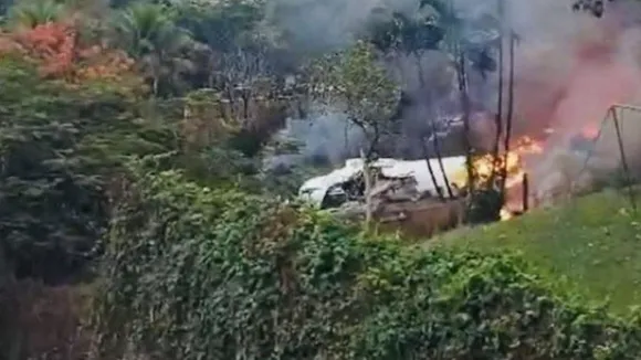 Plane Crash in Vinhedo brazil