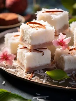 Farali Coconut Barfi Recipe