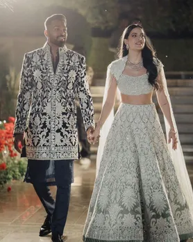 Natasa Stankovic Hardik Pandya wedding photo