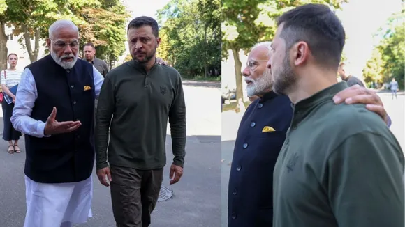 PM modi meets zelenskyy, PM Narendra Modi, Volodymyr Zelenskyy
