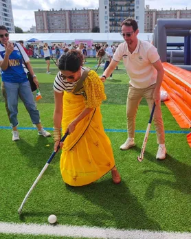 Taapsee Pannu Playing Hocky