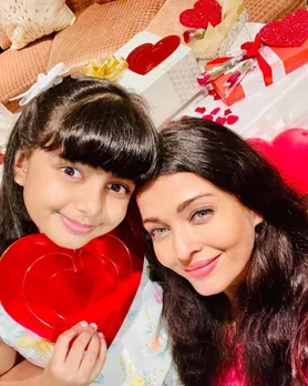 Aishwarya Rai with daughter