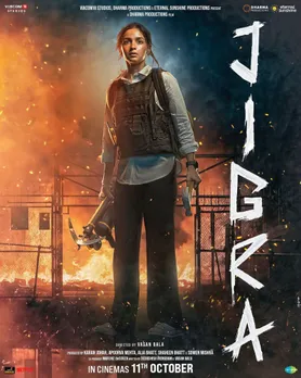 Alia Bhatt Jigra Poster