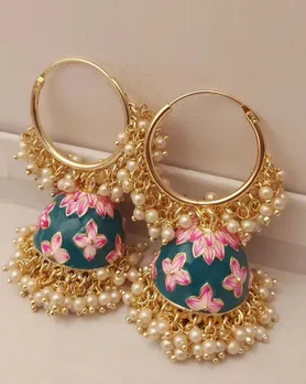 Meenakari and kundan jewellery