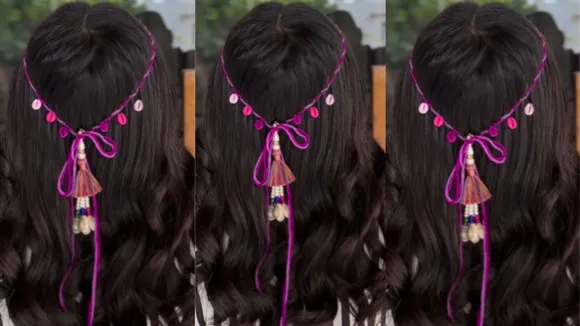 Unique Hairstyle For Navratri for women