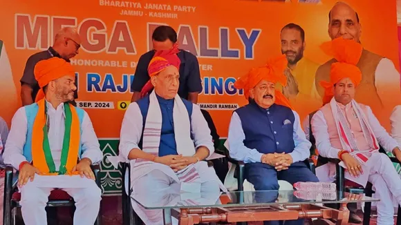 rajnath singh, Jammu Kashmir Elections 2024