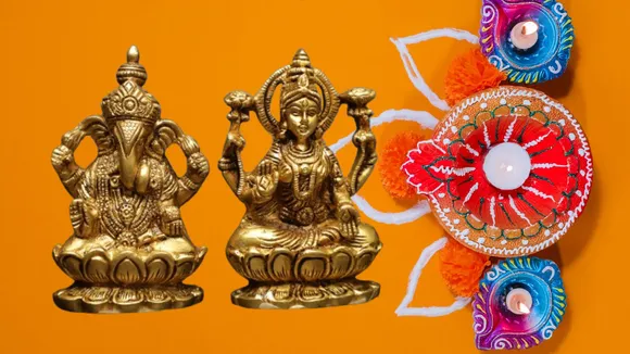 diwlai | lakshmi mata puja | laxmi mata puja | diwali 2024 puja | Diwali laxmi ganesh puja | diwali lakshmi ganesh puja | diwali dhanteras puja | lakshmi mata idol photo | gandesh idol photo