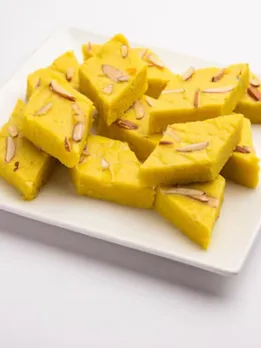 Diwali Sweet Pineapple Barfi