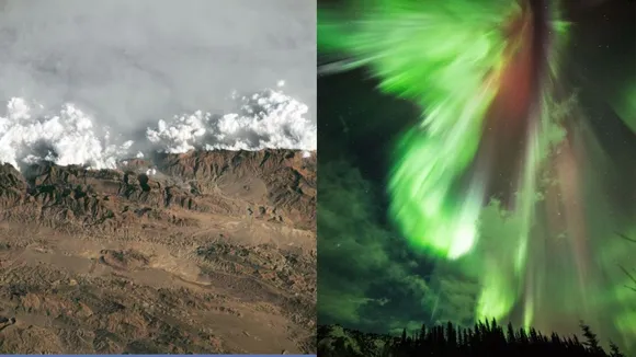 NASA, aurora, eclipse, Andromeda galaxy, નાસા, સ્પેસ,