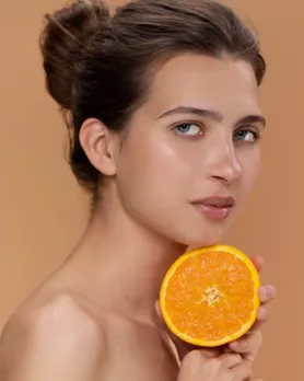 Orange Face mask
