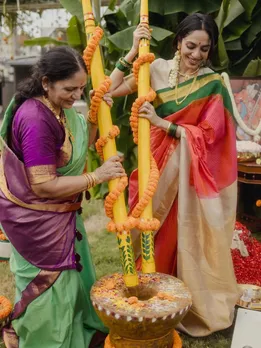 sobhita dhulipala | naga chaitanya | sobhita dhulipala naga chaitanya pre wedding ceremony