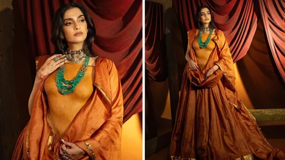 Sonam Kapoor Traditional cordset Look