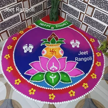 Rangoli | Rangoli Designs For Diwali 2024 | Rangoli Designs | Rangoli Designs For Diwali 2024 | rangoli design simple | rangoli photo | Diwali 2024 | રંગોળી ડિઝાઈન | દિવાળી માટે રંગોળ ડિઝાઈન