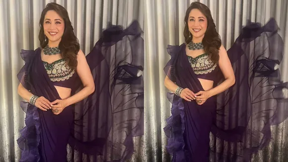 madhuri dixit Traditional Outfit