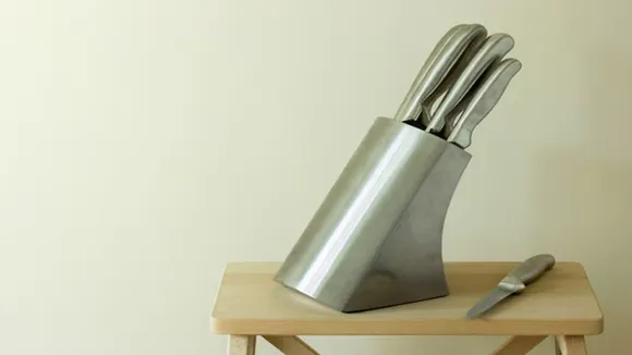 steel kitchen utensils
