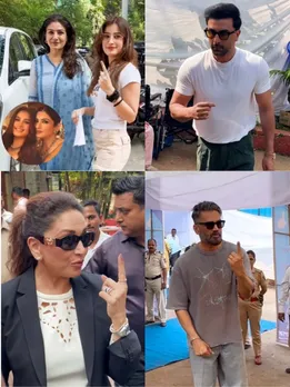 Bollywood Celebrity Poll, Akshay Kumar voting, Govinda voting,