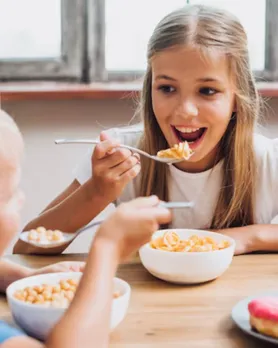 Children Eating food