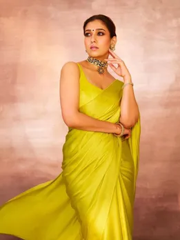 Nayanthara Saree Look