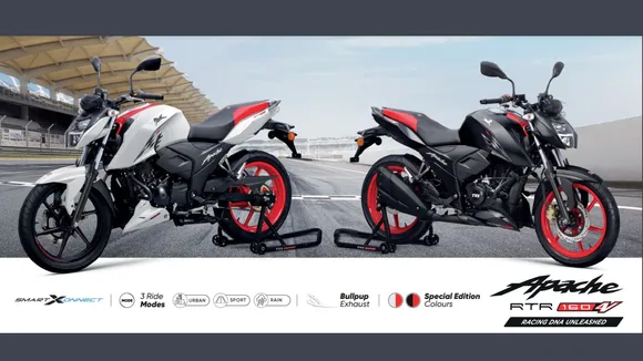 TVS Apache RTR 160 4V Launched | TVS Apache RTR 160 4V Price | TVS Apache RTR 160 4V Features | TVS Apache RTR 160 4V Specifications | TVS Apache RTR 160 4V rivals | auto news in gujarati | TVS Motors | ટીવીએસ અપાચે આરટીઆર 160 4વી બાઈક લોન્ચ