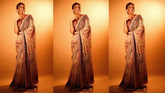 Triptii Dimri saree fashion