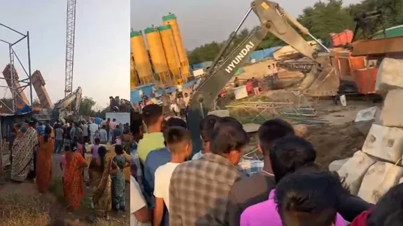 આણંદના વાસદ પાસે બુલેટ ટ્રેન પ્રોજેક્ટનો નિર્માણાધિન પુલ ધરાશાયી, 1 શ્રમિકનું મોત, 2 સારવાર હેઠળ