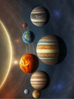 Saturn-Mars form Shadashtak Yog