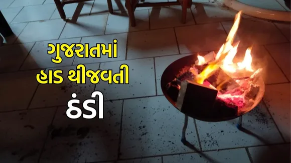 ગુજરાતમાં કડકડતી ઠંડી Gujarat winter Weather update