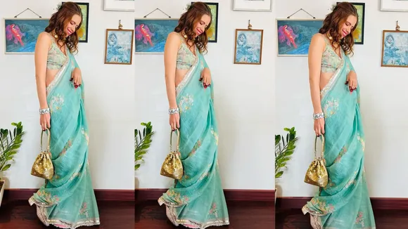 Kalki Koechlin Saree Look