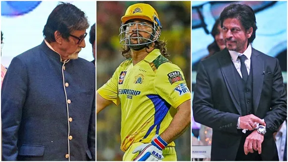 MS Dhoni, Amitabh Bachchan, Shahrukh khan