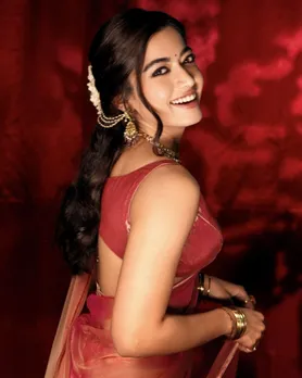 Rashmika Mandanna fashion in gujarati