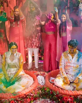 pv sindhu haldi ceremony photos