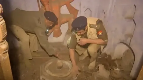 Sambhal old shiv temple found