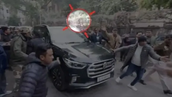 Arvind Kejriwal Car Attacked, delhi polls, BJP pravesh verma, Kejriwal, attack on Kejriwal,